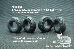 Goodyear Tracker A-T 10-15LT Tires 1/25 Scale
