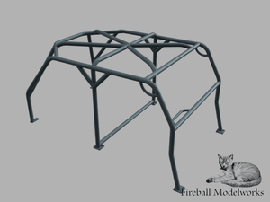 FMR-136-STL Early Bronco Roll Bar #2 1/25 Scale STL Files