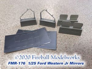 Ford Western Jr Mirrors 1/25 Scale