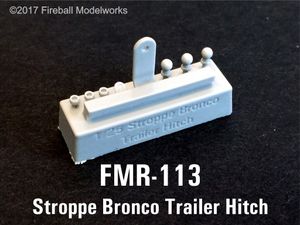 Early Bronco Stroppe Trailer Hitch 1/25 Scale