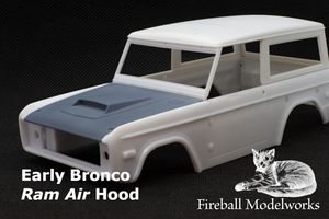Early Bronco Ram Air Hood 1/25 Scale