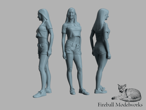 Summer Girl 1/25 Scale STL File