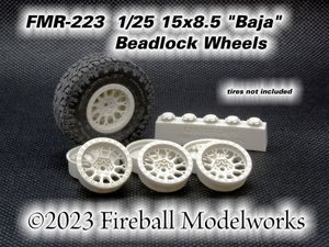 "Baja" 17 x 9 Wheels 1/25 Scale