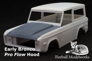 Early Bronco Pro Flow Hood 1/25 Scale