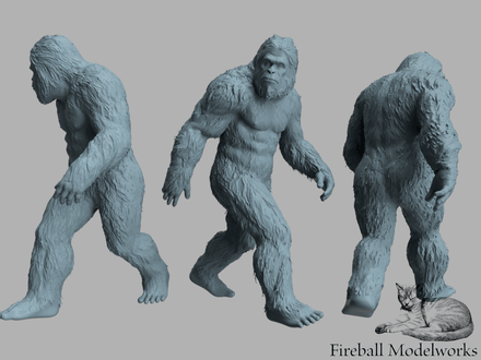 Sasquatch 1/25 Scale STL File