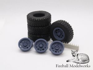 KMC 17" Wheels &amp; Wrangler MT/R Tires 1/25 Scale