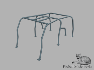 FMR-135-STL Early Bronco Roll Bar #1 1/25 Scale STL Files