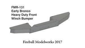 Early Bronco Heavy Duty Front Winch Bumper 1/25 Scale