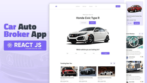 Car Broker Website React App | Download Source Code + Assets
