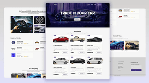 Responsive Car Dealer Website | PHP Database