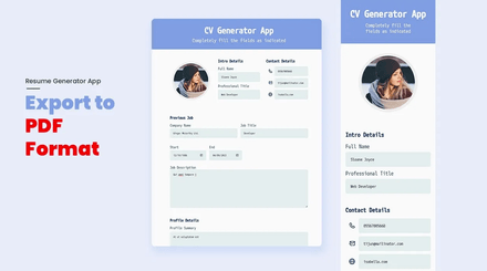 Resume Generator Application