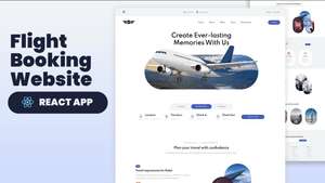 Flight Booking Website React JS - Updated Source Code