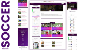 Complete Soccer League Website - Version ONE