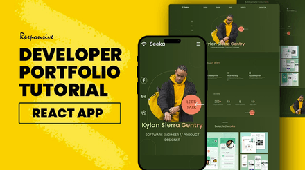 Responsive Developer Portfolio Web App - Updated Source Code