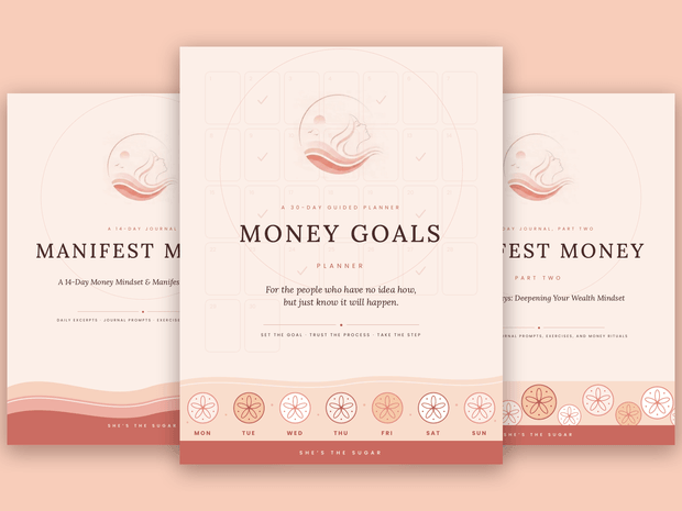 Manifest Money: The Complete Collection (2 Journals + Planner)