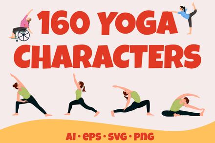 160 Yoga Characters