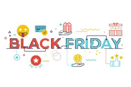 Black Friday Word Illustration