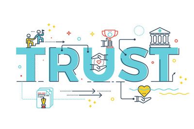 Trust Word Illustration