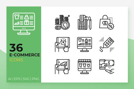 E-commerce icons