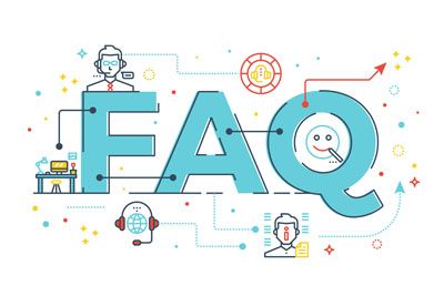 FAQ Word Illustration