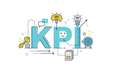 KPI Word Illustration