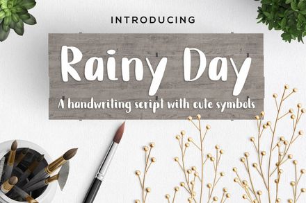 Rainy Day Handwriting Script Font