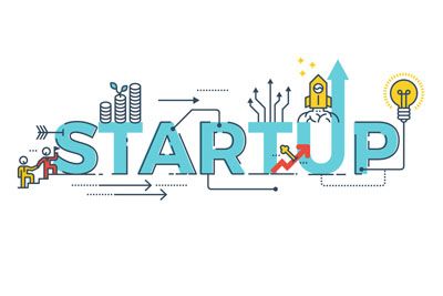 Startup Word Illustration