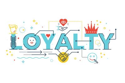 Loyalty Word Illustration