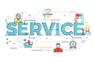 Service Word Illustration