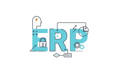 ERP Word Illustration