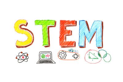 STEM Handdrawn Word Illustration