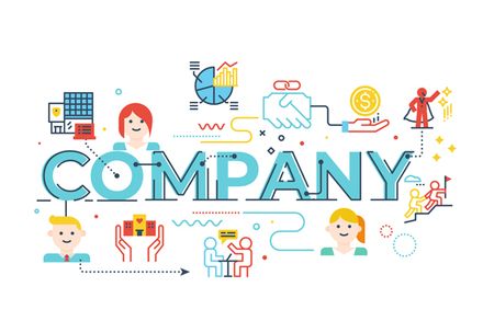 Company Word Illustration