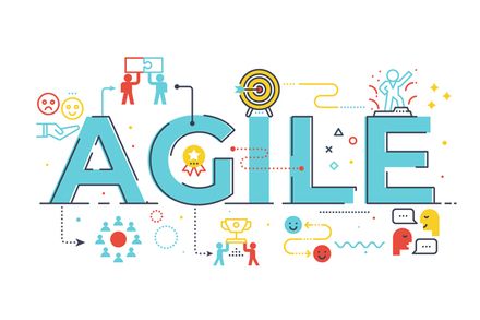 Agile Word Illustration