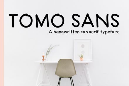 TomoSans Sans Serif Typeface