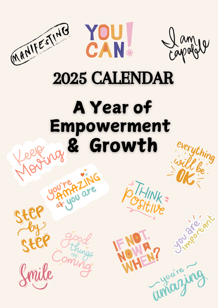 2025 Affirmation Wall Calendar -A Year of Inspiration