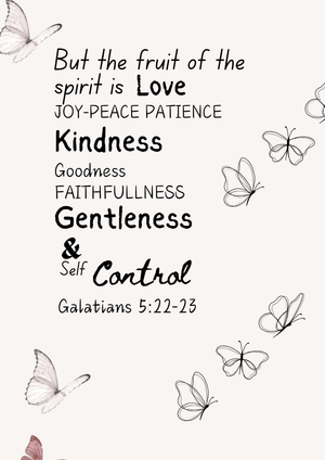 Fruit of the Spirit Wall Poster