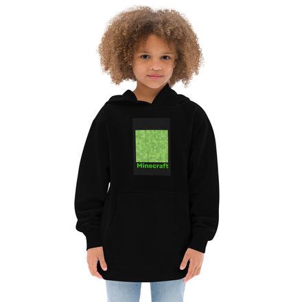 Kids Fleece Hoodie Minecraft