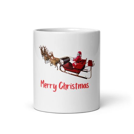 Santa &amp; Reindeer Mug