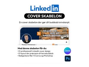 LinkedIn Cover Skabelon – Få dit budskab til at stå knivskarpt