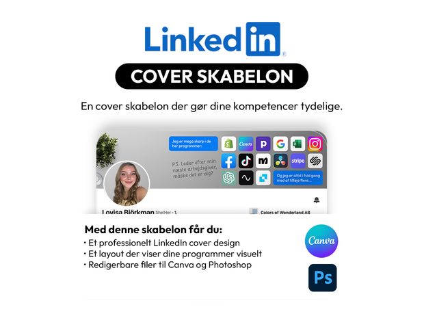 Linkedin Cover Skabelon