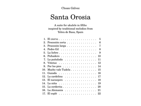 Santa Orosia - Choan Gálvez (print edition)