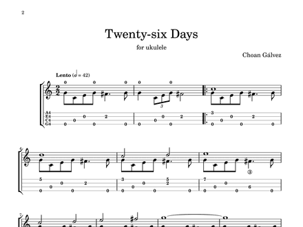 Twenty-six Days - Choan Gálvez