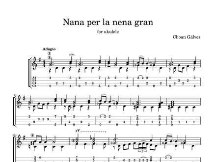 Nana per la nena gran - Choan Gálvez