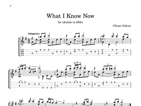 What I Know Now - Choan Gálvez