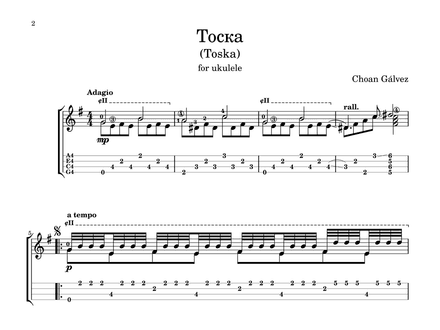 Toska - Choan Gálvez