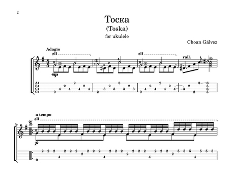 Toska - Choan Gálvez