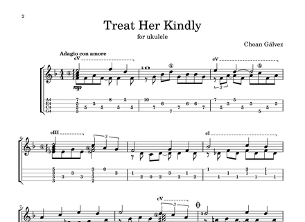 Treat Her Kindly - Choan Gálvez