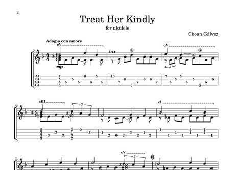 Treat Her Kindly - Choan Gálvez