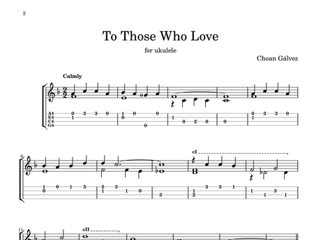 To Those Who Love - Choan Gálvez 