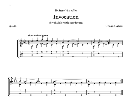 Invocation - Choan Gálvez